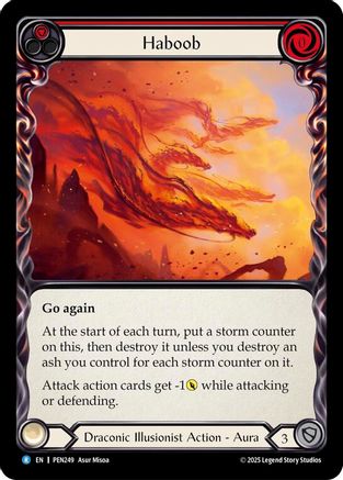 Haboob (Red) (PEN249) Rainbow Foil - Compendium of Rathe