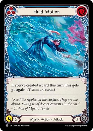 Fluid Motion (Blue) (PEN269) Rainbow Foil - Compendium of Rathe