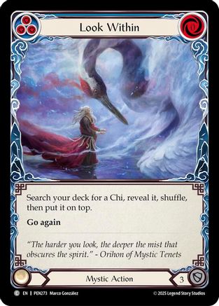 Look Within (Blue) (PEN273) Rainbow Foil - Compendium of Rathe