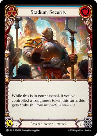 Stadium Security (Blue) (PEN296) - Compendium of Rathe