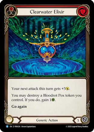 Clearwater Elixir (Red) (PEN324) Rainbow Foil - Compendium of Rathe