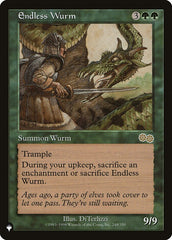 Endless Wurm [The List] | Silver Goblin