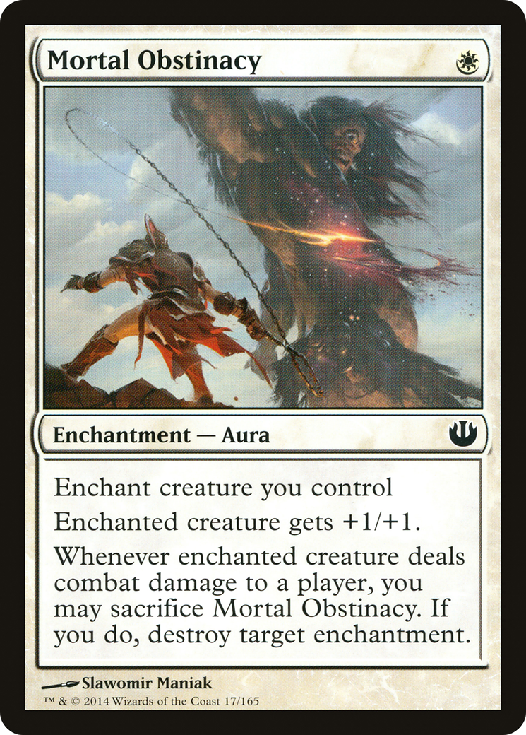 Mortal Obstinacy [Journey into Nyx] Foil