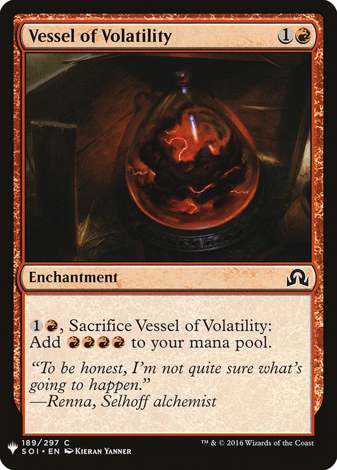 Vessel of Volatility [Mystery Booster] | Silver Goblin