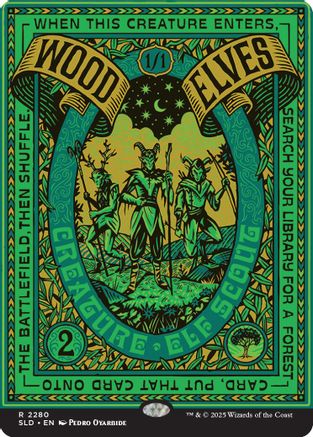 Wood Elves (2280) - Secret Lair Drop Series