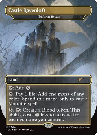 Castle Ravenloft – Voldaren Estate (2504) Foil - Secret Lair Drop Series