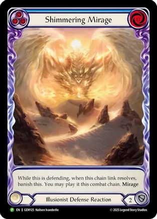 Shimmering Mirage (GEM125) Rainbow Foil - GEM Pack 4