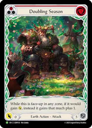 Doubling Season (GEM133) Rainbow Foil - GEM Pack 4