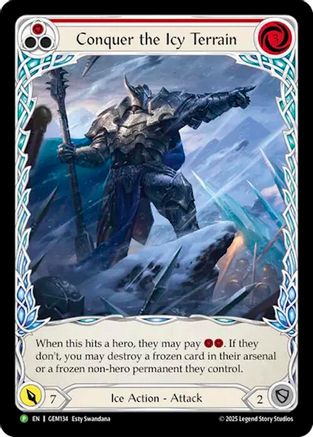 Conquer The Icy Terrain (GEM134) Rainbow Foil - GEM Pack 4