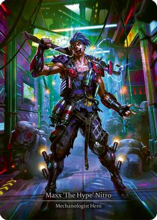 Maxx 'The Hype' Nitro (GEM105) Cold Foil - GEM Pack 4