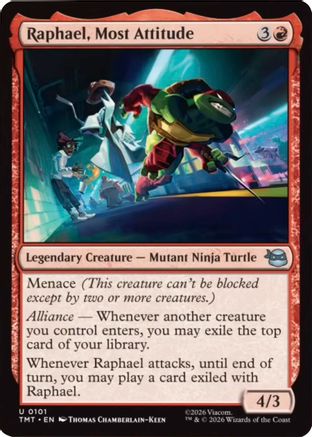 Raphael, Most Attitude (101) - Teenage Mutant Ninja Turtles