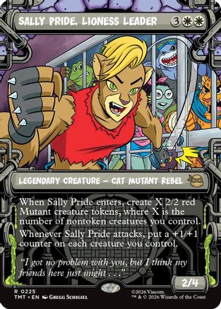 Sally Pride, Lioness Leader (Showcase) (225) - Teenage Mutant Ninja Turtles