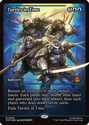 Turtles in Time (Showcase) (284) Foil - Teenage Mutant Ninja Turtles