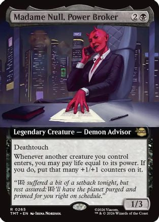 Madame Null, Power Broker (265) Foil - Teenage Mutant Ninja Turtles