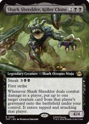 Shark Shredder, Killer Clone (268) Foil - Teenage Mutant Ninja Turtles