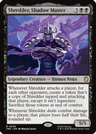Shredder, Shadow Master (020) - Commander: Teenage Mutant Ninja Turtles