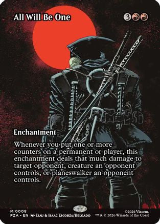 All Will Be One (Borderless) (008) Foil - Teenage Mutant Ninja Turtles Eternal-Legal