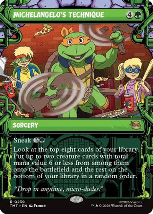 Michelangelo's Technique (Showcase) (239) - Teenage Mutant Ninja Turtles