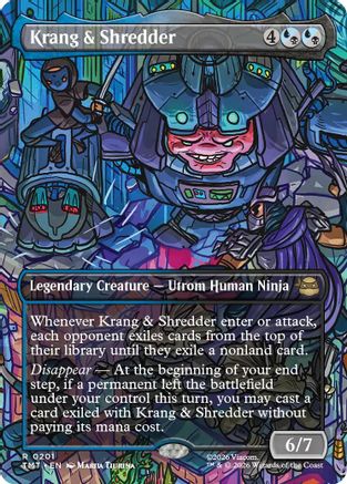 Krang & Shredder (Borderless) (201) - Teenage Mutant Ninja Turtles