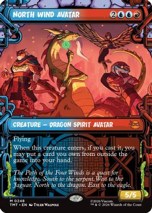 North Wind Avatar (Showcase) (248) Foil - Teenage Mutant Ninja Turtles