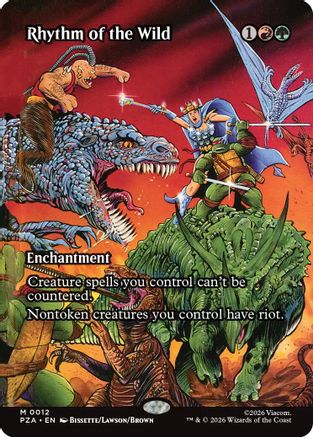 Rhythm of the Wild (Borderless) (012) Foil - Teenage Mutant Ninja Turtles Eternal-Legal
