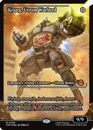 Krang, Utrom Warlord (Showcase) (290) Foil - Teenage Mutant Ninja Turtles