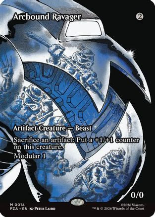 Arcbound Ravager (Borderless) (014) Foil - Teenage Mutant Ninja Turtles Eternal-Legal