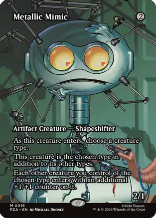 Metallic Mimic (Borderless) (016) Foil - Teenage Mutant Ninja Turtles Eternal-Legal