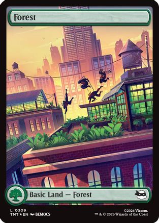 Forest (Surge Foil) (309) Foil - Teenage Mutant Ninja Turtles