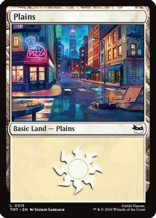 Plains (315) Foil - Teenage Mutant Ninja Turtles