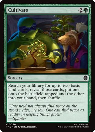 Cultivate (050) - Commander: Teenage Mutant Ninja Turtles