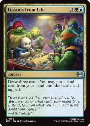 Lessons from Life (155) Foil - Teenage Mutant Ninja Turtles
