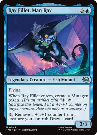 Ray Fillet, Man Ray (049) - Teenage Mutant Ninja Turtles