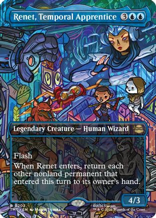 Renet, Temporal Apprentice (Borderless) (202) - Teenage Mutant Ninja Turtles