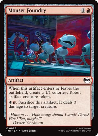 Mouser Foundry (096) Foil - Teenage Mutant Ninja Turtles