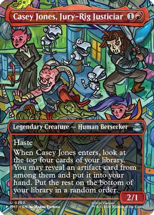 Casey Jones, Jury-Rig Justiciar (Borderless) (207) - Teenage Mutant Ninja Turtles