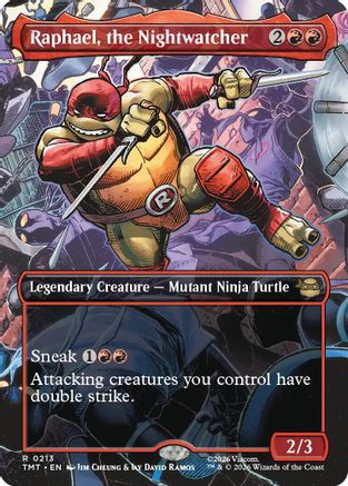 Raphael, the Nightwatcher (Borderless) (213) - Teenage Mutant Ninja Turtles