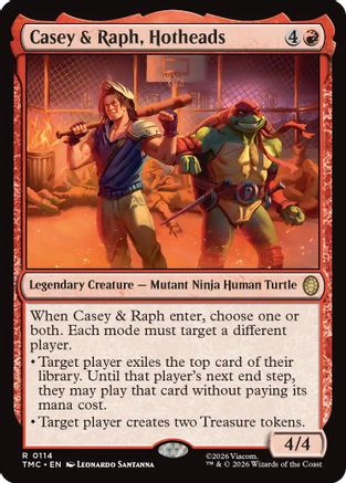 Casey & Raph, Hotheads (114) - Commander: Teenage Mutant Ninja Turtles