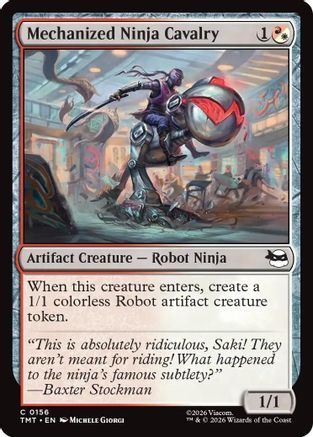 Mechanized Ninja Cavalry (156) Foil - Teenage Mutant Ninja Turtles