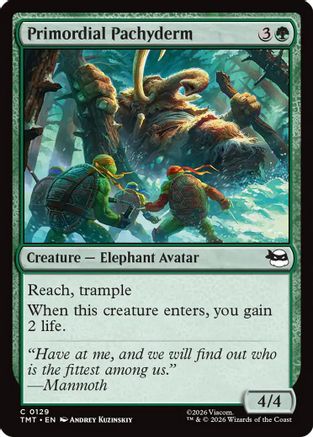Primordial Pachyderm (129) - Teenage Mutant Ninja Turtles