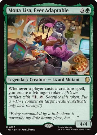Mona Lisa, Ever Adaptable (126) - Commander: Teenage Mutant Ninja Turtles