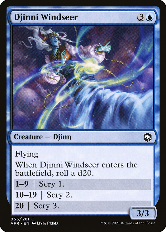 Djinni Windseer [Dungeons & Dragons: Adventures in the Forgotten Realms] Foil
