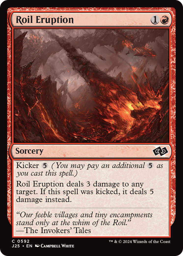 Roil Eruption [Foundations Jumpstart] | Silver Goblin