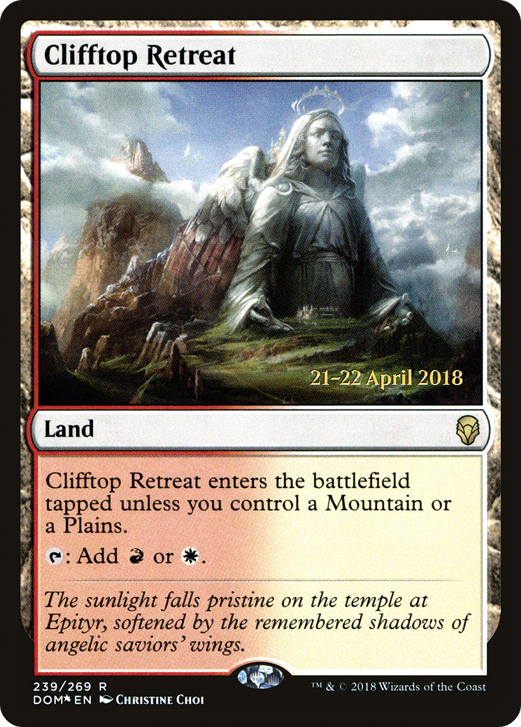 Clifftop Retreat [Dominaria Prerelease Promos] | Silver Goblin