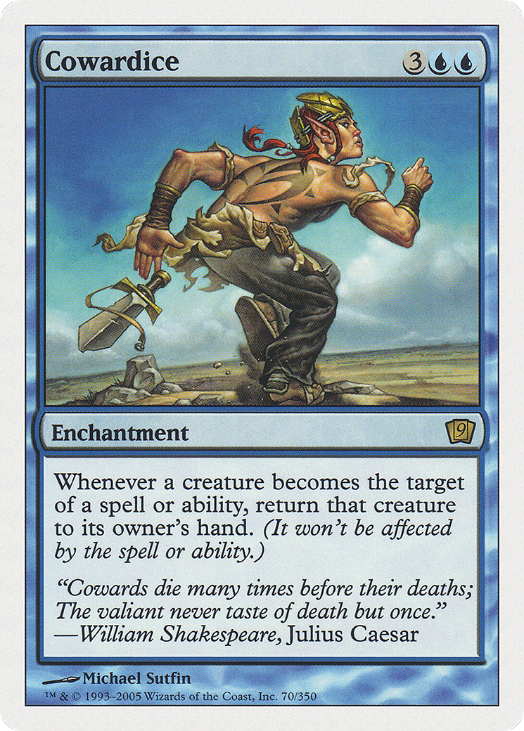 Cowardice (070) - Ninth Edition