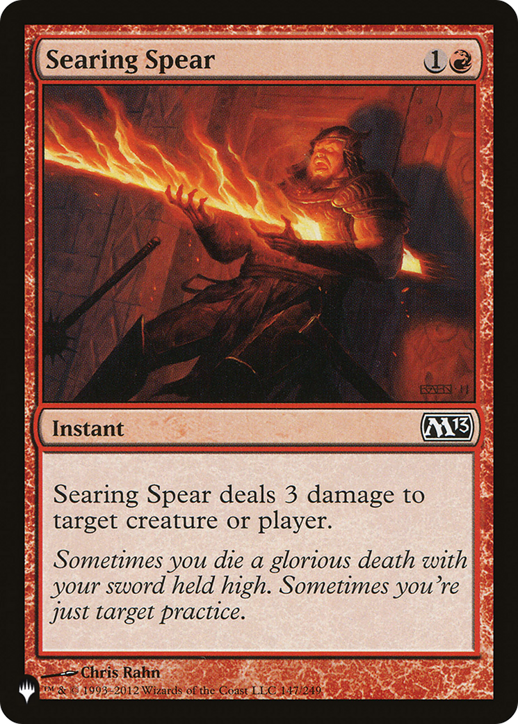 Searing Spear [The List] | Silver Goblin