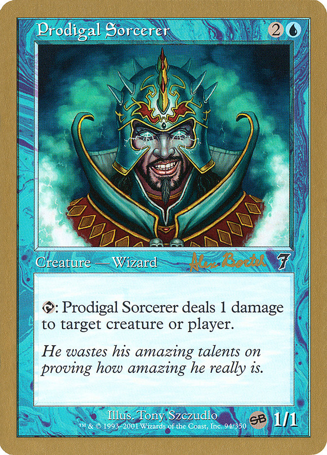 Prodigal Sorcerer (Alex Borteh) (SB) [World Championship Decks 2001] | Silver Goblin