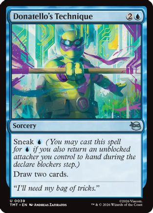 Donatello's Technique (039) Foil - Teenage Mutant Ninja Turtles
