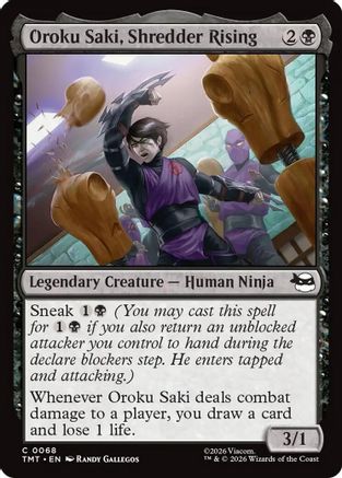 Oroku Saki, Shredder Rising (068) - Teenage Mutant Ninja Turtles