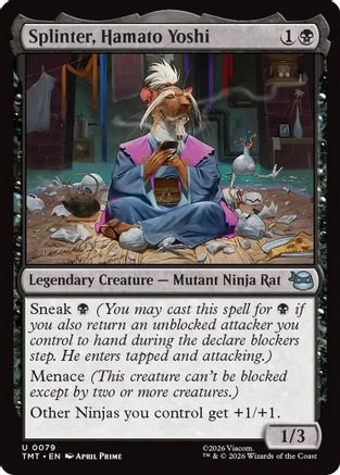 Splinter, Hamato Yoshi (079) Foil - Teenage Mutant Ninja Turtles